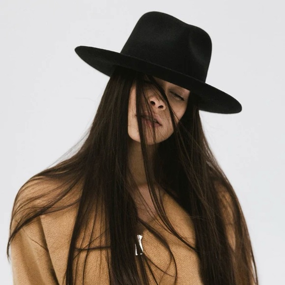 NWT Gigi Pip Zephyr Rancher Hat in Black Size S/M - Picture 1 of 6